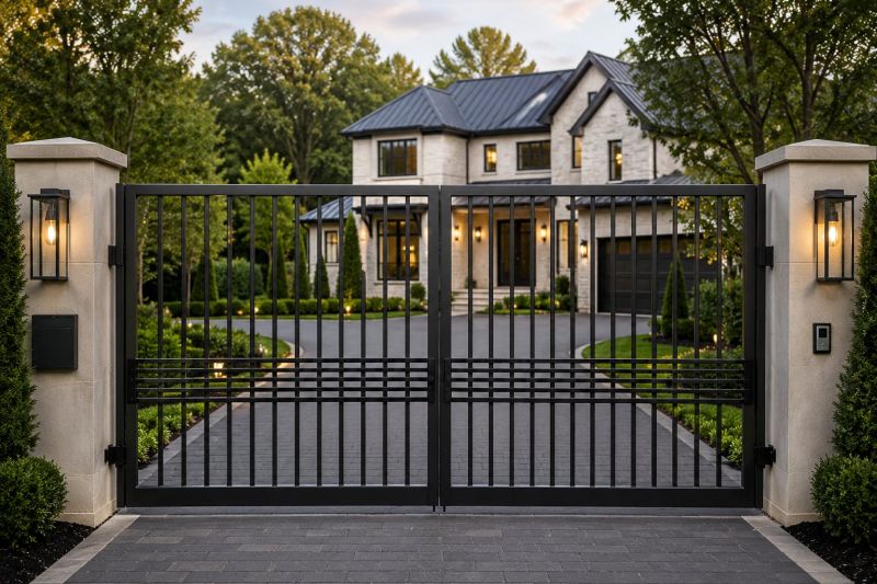 Entrance Gate Installation in Cary, NC