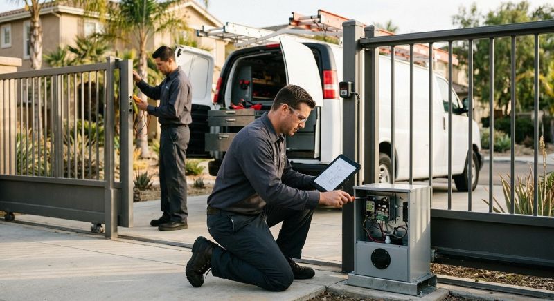 Gate Entry System Installation in Naperville, IL