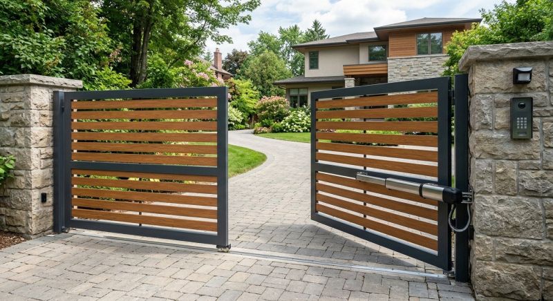 Motorized Gate Installation in Alpharetta, GA