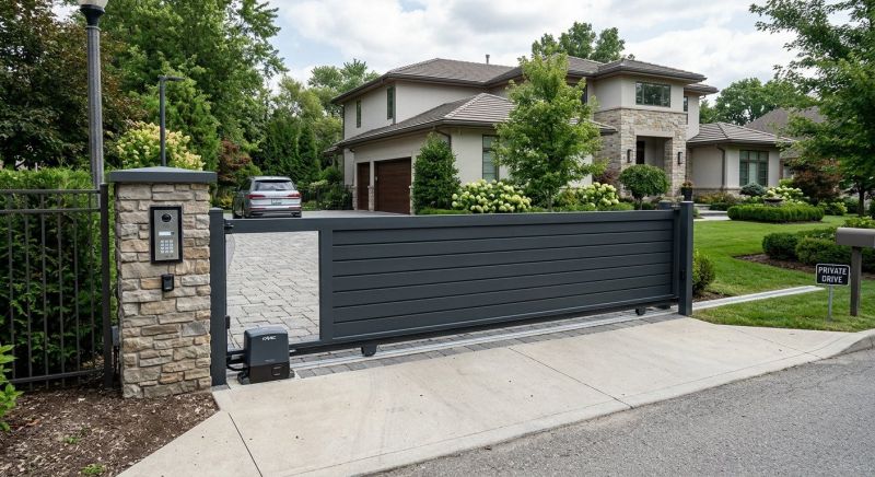 Motorized Gate Installation in Boca Raton, FL
